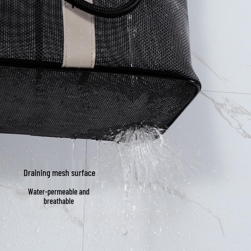 Большая сумка-органайзер для душа: Унисекс корзина для ванных принадлежностей для дома, спортзала или плавания