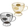 Universal Coffee Mug Holder Metal Wire Coffee Cup Shape Storage Rack Stylish Modern Coffee Organizer Rack for Home Hotel