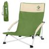 VILLEY Outdoor Low Camping Low Style Folding Easy Ultra Load Capacity High Sports Storage Bag Green Chair, Cross Leg Chair, Chair, Chair, Chair,