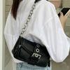 Mini Retro Round Chain Baguette Shoulder Bag