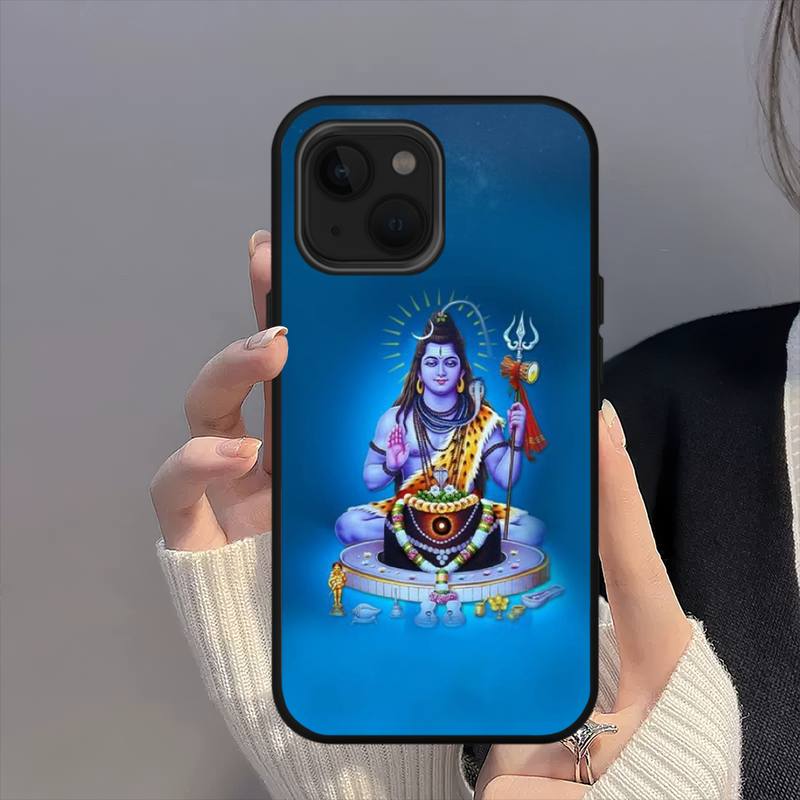 Лорд Шива Индуистский Бог Будда Чехол для Телефона Для iPhone Mini 11 12 13 14 15 16 Pro Max Plus Оболочка