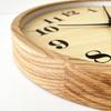 KATOMOKU muku clock 22 LL Настенные часы из дуба с плавным ходом, управляемые, km-142OARC 382 мм (Радио часы)