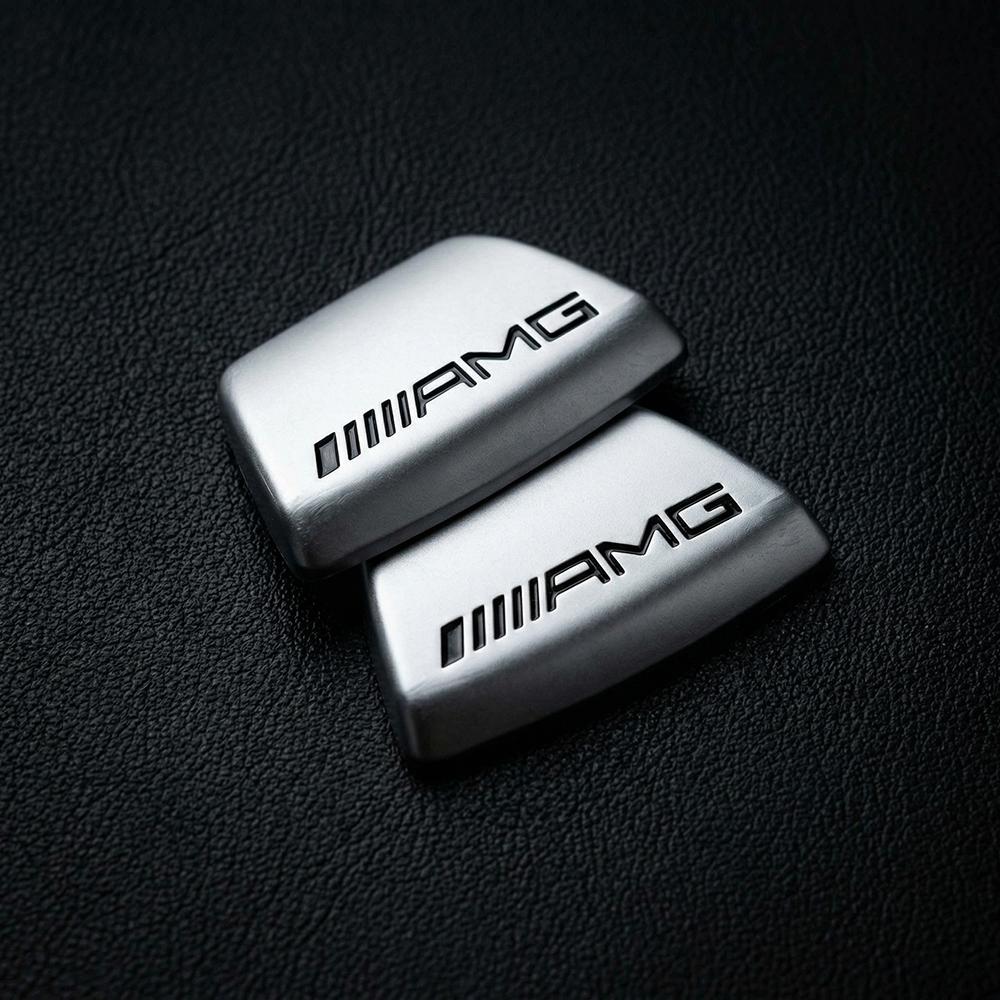 3D Металлическая эмблема AMG Наклейка на руль Накладка Для Benz W205 W213 W204 W212 GLC GLE CLA Аксессуары для интерьера автомобиля