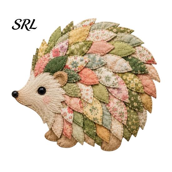 Family Activity Bundles Garden Animal Patchwork DIY Kit, Floral Fabric Sewing Cute Craft Supplies Butterfly Bird Crafting Kit for Adults, Home