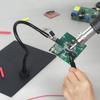 Toolour Magnetic Helping Hands Soldering Station with Heavy-Duty Steel Base/Welding Silicone Pad/5X Magnifying Lamp/4PCB Holder