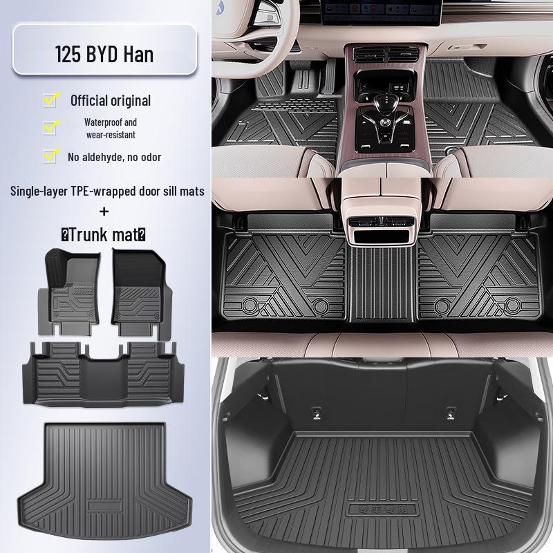 Полноразмерные коврики TPE для BYD Han EV DMi 2025 года