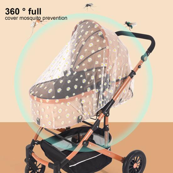 Москитная сетка Yousheng с полным покрытием, простая установка, универсальная дышащая противомоскитная сетка без запаха, тележка для детской кроватки, москитная сетка, детские товары