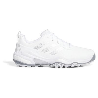 Обувь для гольфа Code Chaos 25 Footwear Two cm 2E [Adidas Golf] Мужская белая/серебристая металлическая/серая 24.5