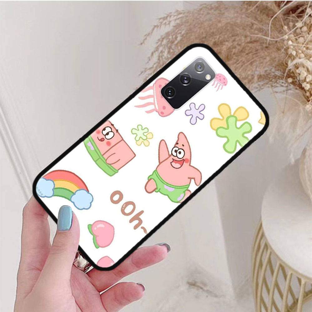 Черный чехол для OPPO Reno 8 6 5 4 Pro Plus Find X3 A17 A3 A31 A38 A40 A53 A54 A55 A74 A76 A78 A77 A80 A94 A95 A96 Lite S-40 Губка Боб