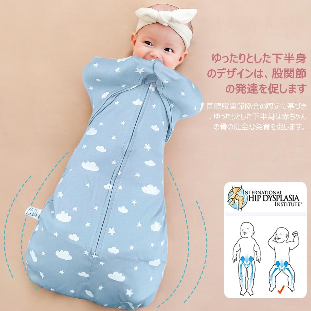 HEARTST Baby Night Cry Miracle Предотвращает Моро Новорожденный Молния Ребенок Ребенок Ребенок Спящий Ребенок Больница Ребенок Мягкий для ребенка Стабильный сон Пеленание,