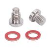 Lower Unit Drain Plug Screw Kit Stainless Steel 90340 08002 for Outboard Engine 5HP 6HP 8HP 9.9HP 15HP 90HP 115 To 300HP