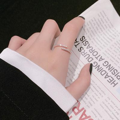 Минималистичные тонкие кольца для женщин свадебные блестящие кубические цирконы высокое качество универсальное женское кольцо на палец ювелирные изделия подарки