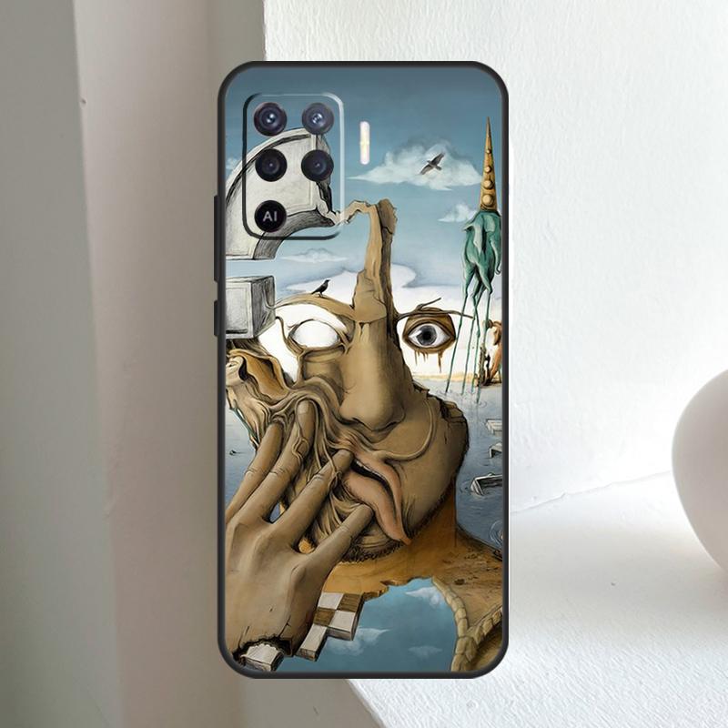 Чехол Salvador Dali Art для OPPO A80 A60 A40 A5 A6 Pro A15 A17 A57 A16 A76 A96 A18 A38 A58 A78 A98 A54 A74 A94