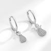 925 Sterling Silver Heart Hoop Earrings Stud Earrings Silver Women Star Butterfly Earrings for Women Jewelry Gift E357
