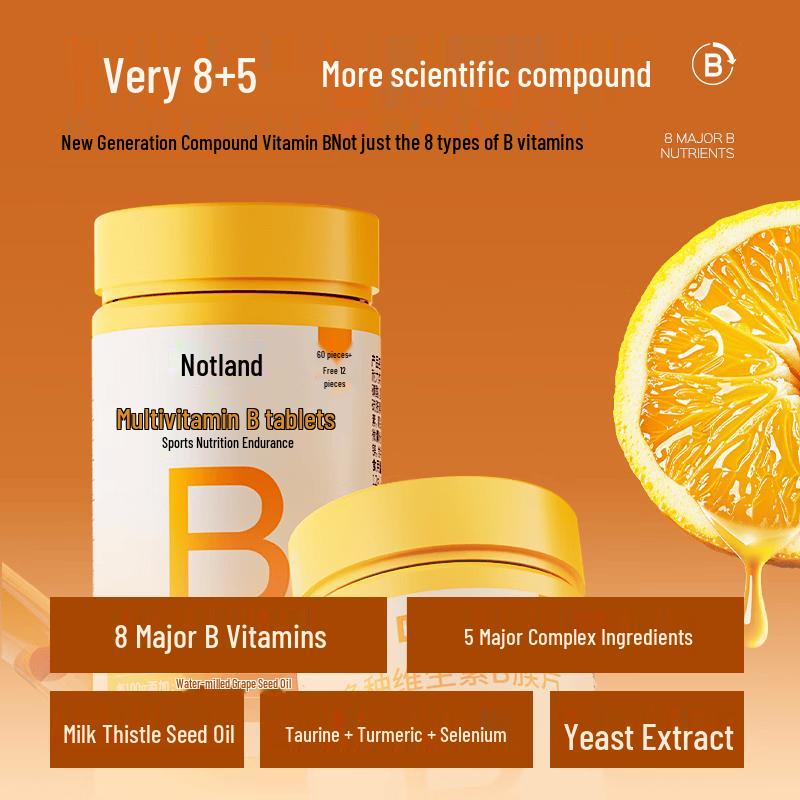 Таблетки с комплексом витаминов группы B от Nutrland