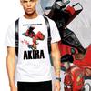Anime T-shirt Akira Neo Tokyo Pill Cyberpunk Science Fiction Size White Tee