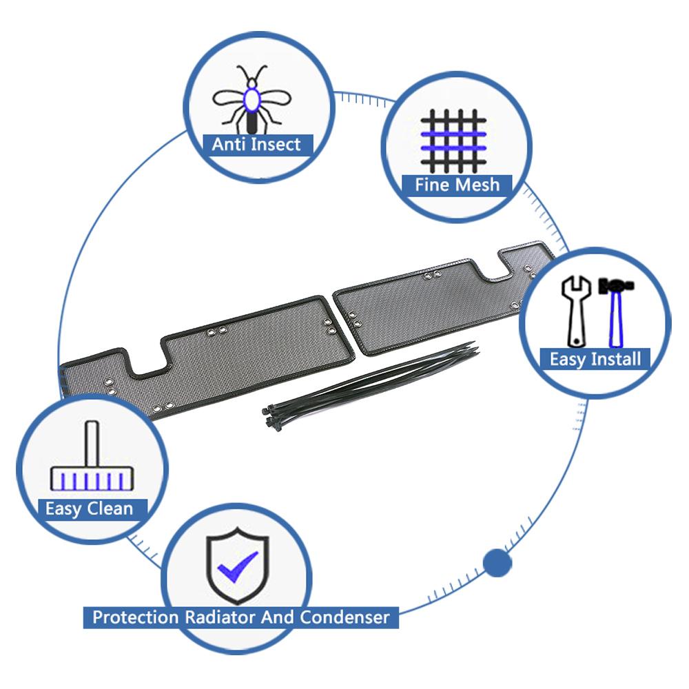 Для Volkswagen VW PRID.3 2024 2024 Передние решетки Сетка от насекомых Радиатор Защитная сетка Защитная крышка конденсатора Сетка от насекомых Песок
