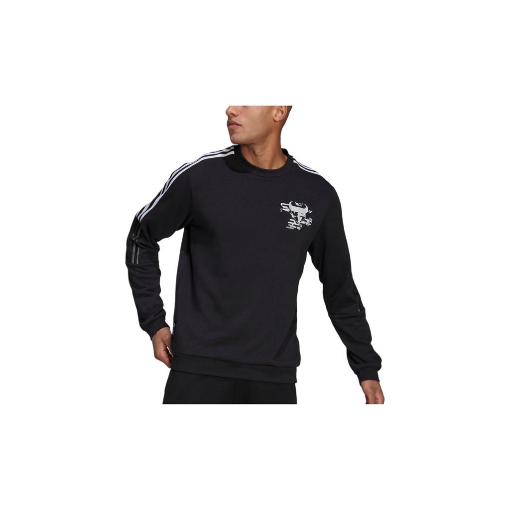 adidas Мужская толстовка Real CNY Crew, черные GL0046