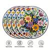 Heat Resistant Petal Round Mat Round Shape Heat Resistant Placemats  Tea Party
