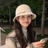 Autumn and Winter Bow Fashion Hat Hepburn Style Australian Wool Fisherman Hat French Retro Small Fragrance Elegant Top Hat