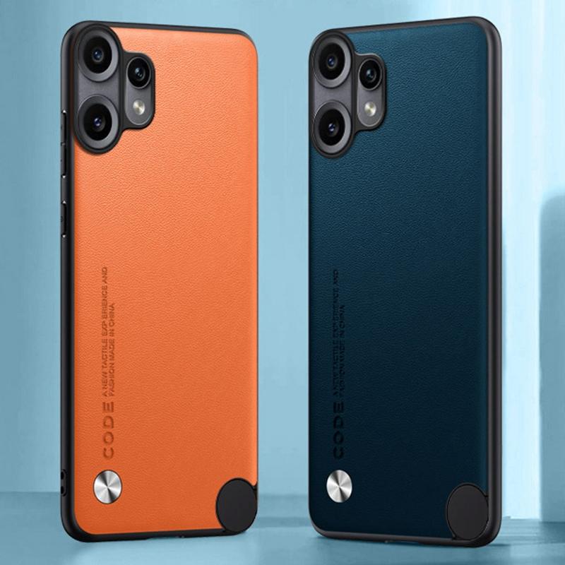 Роскошный чехол из искусственной кожи для Nothing CMF Phone 2 Pro, задняя крышка, силиконовый чехол для полной защиты телефона для Nothing CMF Phone2 Pro 5G