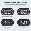 Автомобильный проекционный дисплей, GPS-спидометр с отображением MPH/Celsius/KMH, Предупреждение о превышении скорости, Автоматическая регулировка яркости, Plug and Play для всех автомобилей