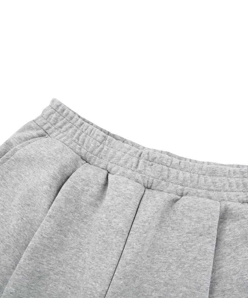 DOLPHIN WAVE APPAREL [Набор] Черная футболка с длинным рукавом и логотипом-аркой дельфина и Шорты с одной складкой и логотипом-аркой, меланжево-серые
