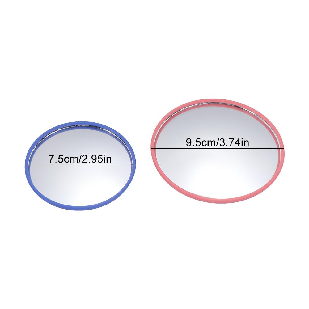 Round Shape Handheld Photography Mirror Convex Reflection Round Convex Mirror Traveling Accessory