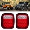 2 шт. светодиодных задних фонаря, задние стоп-сигналы, стоп-сигналы заднего хода, подходят для Jeep Wrangler CJ 76?06