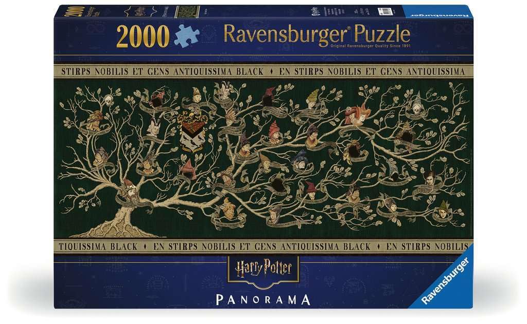 Ravensburger Пазл 17299 - Семейное древо - 2000 деталей Панорамный пазл Гарри Поттер для взрослых и детей от 14 лет