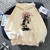Cute Nezuko Anime Print Women Demon Slayer Manga Tanjiro Kimetsu No Yaiba Kangaroo Pocket Hoodie Harajuku Streetwear Clothes