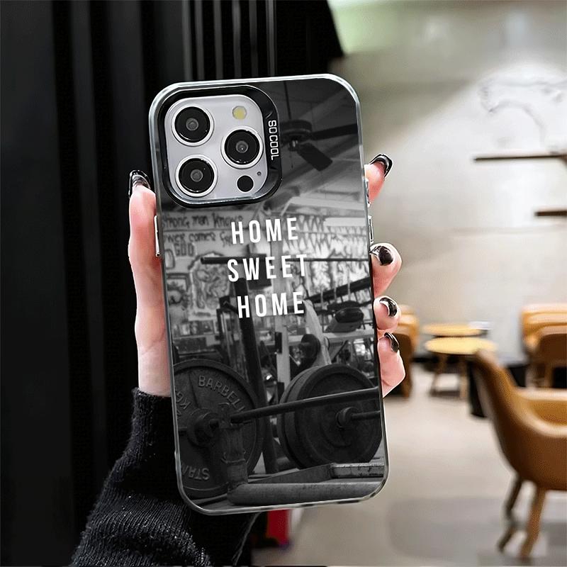 Спортивный режим Фитнес Бодибилдинг Мягкий чехол для телефона для iPhone 15 16 17 Pro Max 17Air 16E 14 Plus 13 12 Mini Ударопрочный чехол Задняя сторона