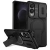 Wefor для Samsung Galaxy S25 Edge FE S24 S23 S22 Ultra Чехол с крышкой для камеры и регулируемой подставкой, совместимый с магнитным