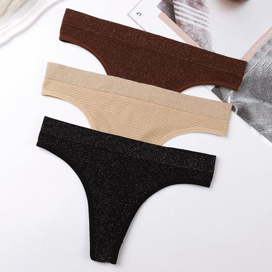 Женские трусики бесшовные с низкой талией эластичные с хорошей воздухопроницаемостью трусы с приподнятой попоной однотонные влагоотводящие трусы для занятий спортом и работы
