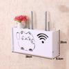 Ящик для хранения Wi-Fi-маршрутизатора Настенное крепление Wi-Fi Стойка Защита кабеля Подвесной органайзер