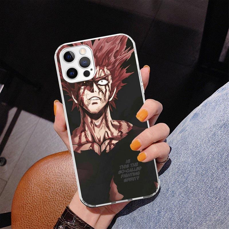 Чехол для телефона One P-Punch-Man Гароу для iPhone 13 12 Mini 11 Pro Max XS XR X SE 7 8 Plus 5S 5 6S 6 Подарок Печатная Крышка Fundas
