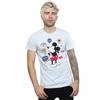 Mens Mickey Mouse Tongue Cotton T-Shirt