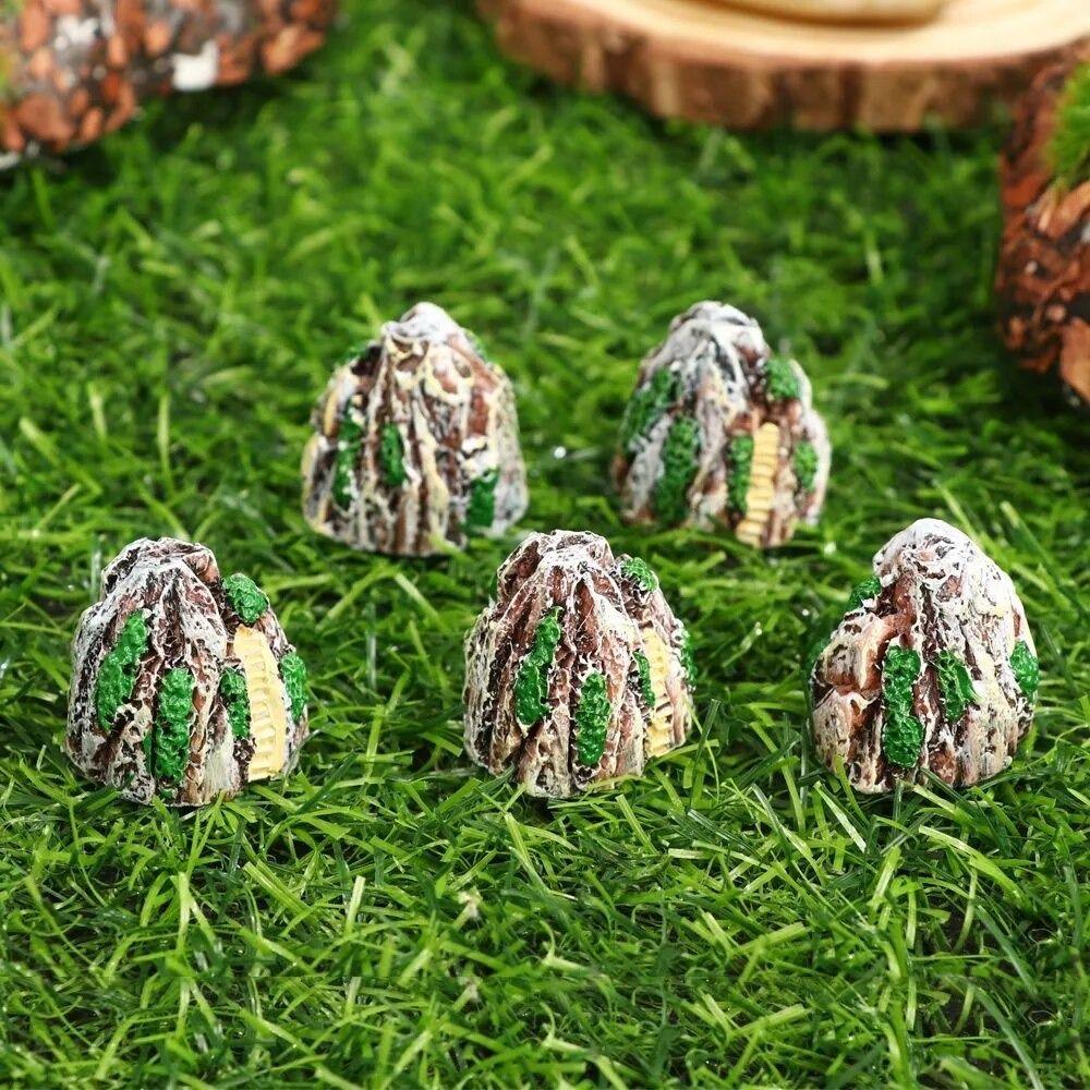 Микро-ландшафт Имитация горы DIY Бонсай Камень Микро-ландшафт Кукольный домик