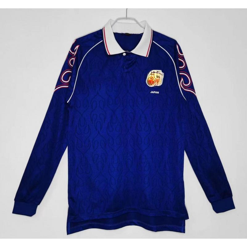 AC retro long-sleeved jersey England Paris France football jersey