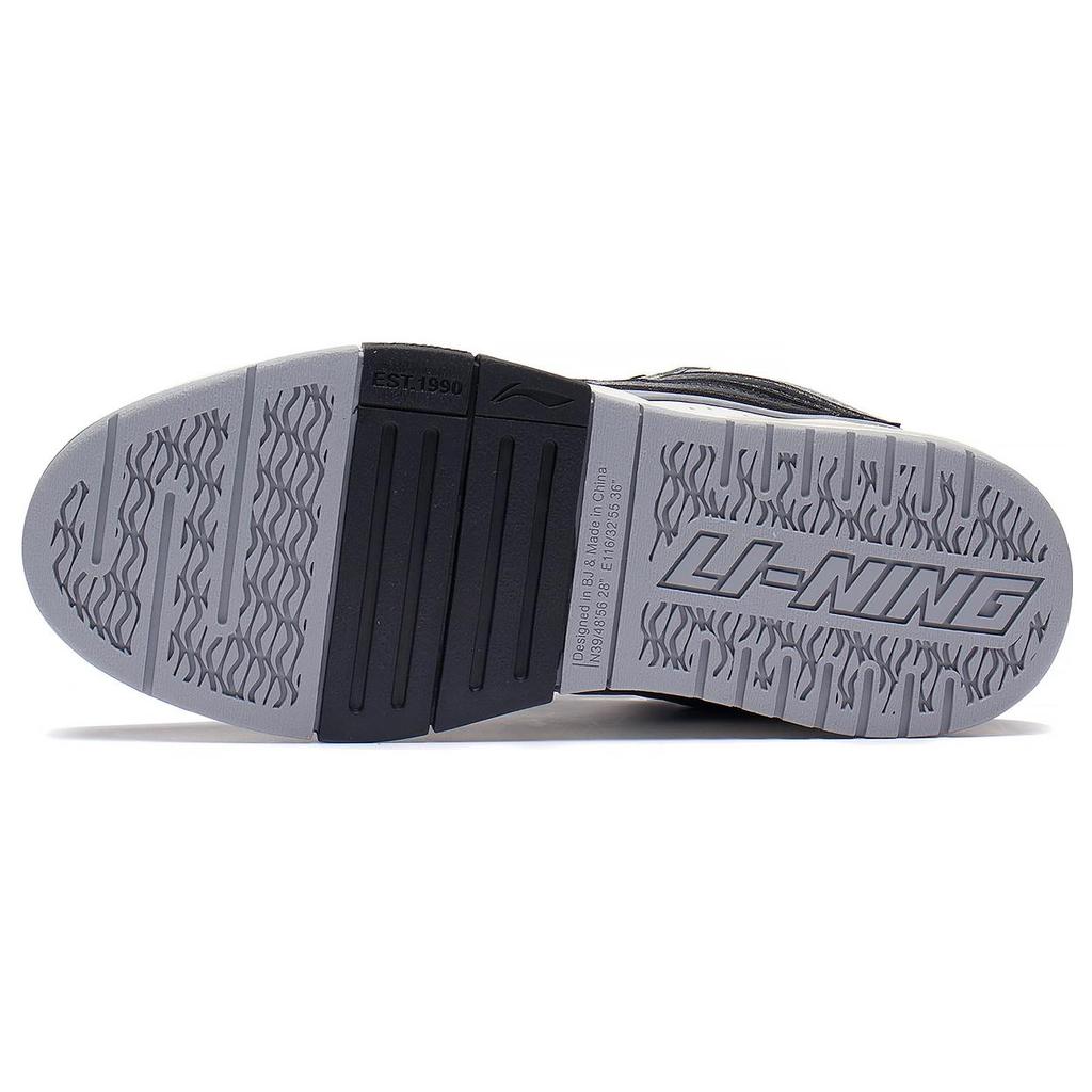 New LiNing Wave Pro Panda Anti Slip And Wear Resistant Lightweight Low Top Skateboard Shoes Women's Black White AECS064-1