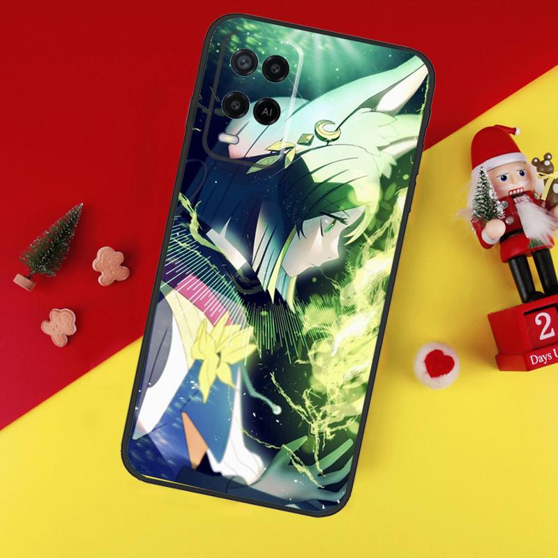 Чехол Genshin Impact Тигнари для Oppo A38 A18 A58 A78 A98 A74 A94 A54 A80 A60 A40 A96 A76 A16 A15 A17 A57 A5 A6 Pro
