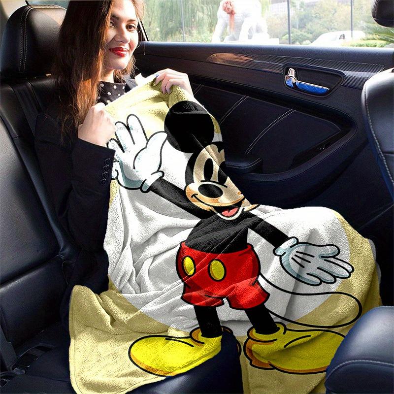 1pc, Mickey Mouse Inspired Blanket, Seasonal Universal, Home Decorative Throw, Blanket, Versatile & Cozy for Bedroom, Living Room, Travel, Camping, Ca