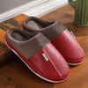 Down Cotton Slippers Autumn and Winter Bag Heel Non-slip Indoor Home Home Home Thickened Warm Couple Outer Cotton Shoes