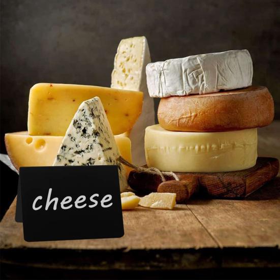 10 шт., мини-доска А-образной формы с жидкой ручкой, протирающей закругленные края, двусторонние ценники, принадлежности для хлебобулочных изделий