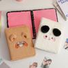 Kawaii Пушистый Кот Медведь A5 Папка для Фотокарт Собрать Оболочку Книги Держатель Для Фотокарточек Фотокарточка Альбом Канцелярские Принадлежности