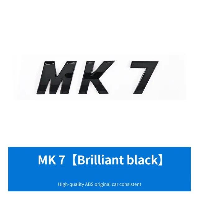 3D ABS буквы MK5 MK6 MK7 MK7.5 эмблема автомобиля значок наклейка для VW volkswagen GOLF автомобиль крыло багажник задняя наклейка