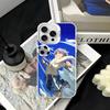 Axel Blaze Firestorm Inazuma Eleven Anime Phone Case For iPhone 17 16 15 14 11 12 13 Pro Max Pro Plus Colored Silver Cover