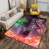 "Robot Warrior in Space Theme" suitable as a non-slip mat for the living room or bedroom sofa