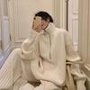 Пуловер с высоким воротником и половиной молнии, свитер для женщин, осень/зима 2023, корейская версия, свободный универсальный женский пуловер с длинными рукавами