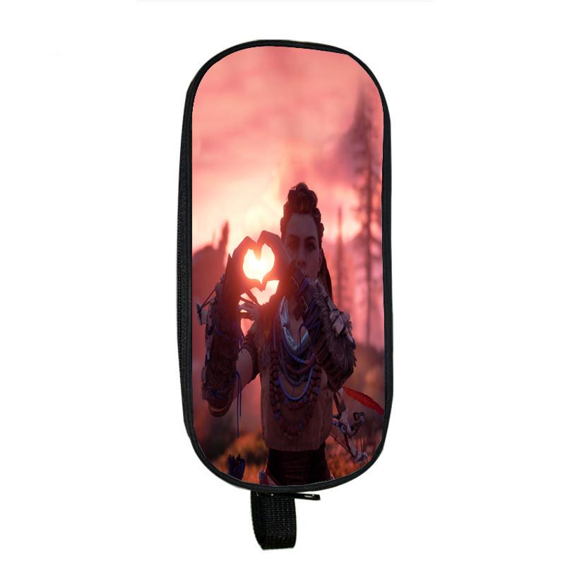 Horizon Forbidden West пенал двухслойный милый пенал красивый студенческий корейский канцелярский держатель для ручек детские школьные принадлежности